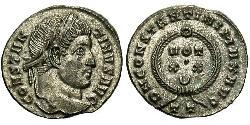 1 Follis /  AE3 Roman Empire (27BC-395) Bronze Constantine I (272 - 337)