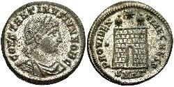 1 Follis /  AE3 Roman Empire (27BC-395) Bronze Constantius II (317 - 361)