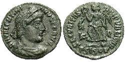1 Follis /  AE3 Roman Empire (27BC-395) Bronze Valentinian I  (321-375)