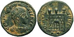 1 Follis /  AE3 Roman Empire (27BC-395) Bronze Constantine I (272 - 337)