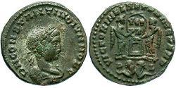1 Follis /  AE3 Roman Empire (27BC-395) Bronze Constantius II (317 - 361)