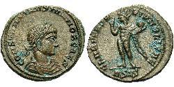 1 Follis /  AE3 Roman Empire (27BC-395) Bronze Constantius II (317 - 361)