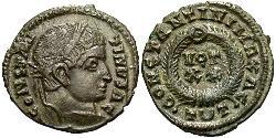 1 Follis /  AE3 Roman Empire (27BC-395) Bronze Constantine I (272 - 337)