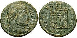 1 Follis /  AE3 Roman Empire (27BC-395) Bronze Constantine I (272 - 337)