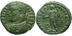 1 Follis /  AE3 Roman Empire (27BC-395) Bronze Licinius I (265-324)