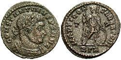 1 Follis /  AE3 Roman Empire (27BC-395) Bronze Constantine I (272 - 337)