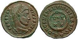 1 Follis /  AE3 Roman Empire (27BC-395) Bronze Constantine I (272 - 337)