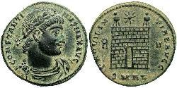 1 Follis /  AE3 Roman Empire (27BC-395) Bronze Constantine I (272 - 337)