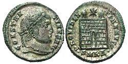 1 Follis /  AE3 Roman Empire (27BC-395) Bronze Constantine I (272 - 337)
