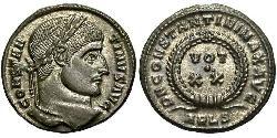 1 Follis /  AE3 Roman Empire (27BC-395) Bronze Constantine I (272 - 337)