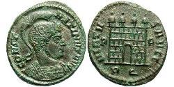 1 Follis /  AE3 Roman Empire (27BC-395) Bronze Constantine I (272 - 337)