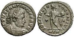 1 Follis /  AE3 Roman Empire (27BC-395) Bronze Constantine I (272 - 337)