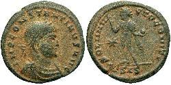 1 Follis /  AE3 Roman Empire (27BC-395) Bronze Constantine I (272 - 337)