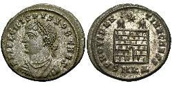 1 Follis /  AE3 Roman Empire (27BC-395) Bronze Crispus (305 - 326)