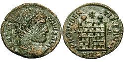 1 Follis /  AE3 Roman Empire (27BC-395) Bronze Constantine I (272 - 337)