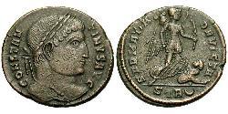 1 Follis /  AE3 Roman Empire (27BC-395) Bronze Constantine I (272 - 337)