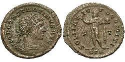 1 Follis /  AE3 Roman Empire (27BC-395) Bronze Constantine I (272 - 337)