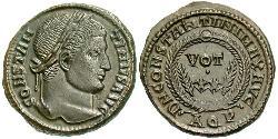 1 Follis /  AE3 Roman Empire (27BC-395) Bronze Constantine I (272 - 337)