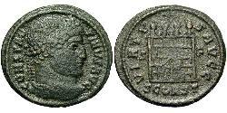 1 Follis /  AE3 Roman Empire (27BC-395) Bronze Constantine I (272 - 337)