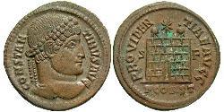 1 Follis /  AE3 Roman Empire (27BC-395) Bronze Constantine I (272 - 337)