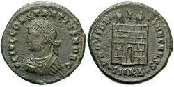 1 Follis /  AE3 Roman Empire (27BC-395) Bronze Constantius II (317 - 361)