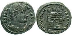 1 Follis /  AE3 Roman Empire (27BC-395) Bronze Constantine I (272 - 337)
