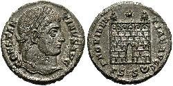 1 Follis /  AE3 Roman Empire (27BC-395) Bronze Constantine I (272 - 337)