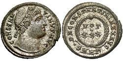 1 Follis /  AE3 Roman Empire (27BC-395) Bronze Constantine I (272 - 337)