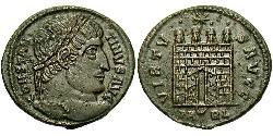 1 Follis /  AE3 Roman Empire (27BC-395) Bronze Constantine I (272 - 337)