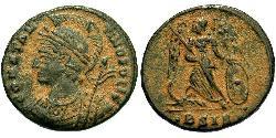 1 Follis /  AE3 Roman Empire (27BC-395) Bronze Constantine I (272 - 337)