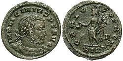 1 Follis /  AE3 Roman Empire (27BC-395) Bronze Licinius I (265-324)