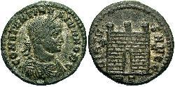 1 Follis /  AE3 Roman Empire (27BC-395) Bronze Constantius II (317 - 361)