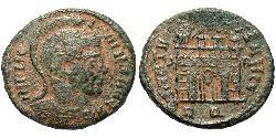 1 Follis /  AE3 Roman Empire (27BC-395) Bronze Licinius I (265-324)