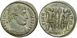1 Follis /  AE3 Roman Empire (27BC-395) Bronze Constantine I (272 - 337)