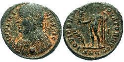 1 Follis /  AE3 Roman Empire (27BC-395) Bronze Licinius I (265-324)