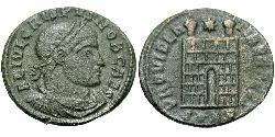 1 Follis /  AE3 Roman Empire (27BC-395) Bronze Crispus (305 - 326)