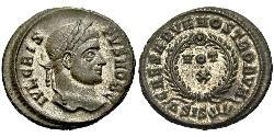 1 Follis /  AE3 Roman Empire (27BC-395) Bronze Crispus (305 - 326)