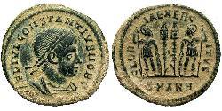 1 Follis /  AE3 Roman Empire (27BC-395) Bronze Constantius II (317 - 361)
