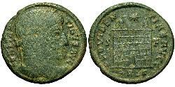 1 Follis /  AE3 Roman Empire (27BC-395) Bronze Constantine I (272 - 337)