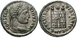 1 Follis /  AE3 Roman Empire (27BC-395) Bronze Constantine I (272 - 337)