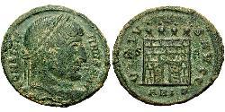 1 Follis /  AE3 Roman Empire (27BC-395) Bronze Constantine I (272 - 337)