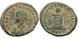 1 Follis /  AE3 Roman Empire (27BC-395) Bronze Constantius II (317 - 361)
