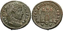 1 Follis /  AE3 Roman Empire (27BC-395) Bronze Constantine I (272 - 337)