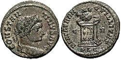 1 Follis /  AE3 Roman Empire (27BC-395) Bronze Constantine I (272 - 337)