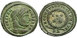 1 Follis /  AE3 Roman Empire (27BC-395) Bronze Constantine I (272 - 337)