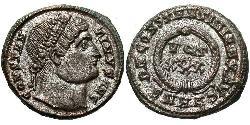 1 Follis /  AE3 Roman Empire (27BC-395) Bronze Constantine I (272 - 337)