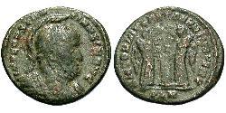 1 Follis /  AE3 Roman Empire (27BC-395) Bronze Constantine I (272 - 337)