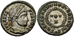 1 Follis /  AE3 Roman Empire (27BC-395) Bronze Crispus (305 - 326)