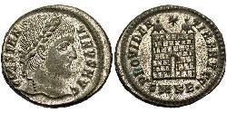 1 Follis /  AE3 Roman Empire (27BC-395) Bronze Constantine I (272 - 337)