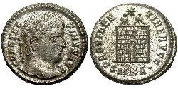 1 Follis /  AE3 Roman Empire (27BC-395) Bronze Constantine I (272 - 337)